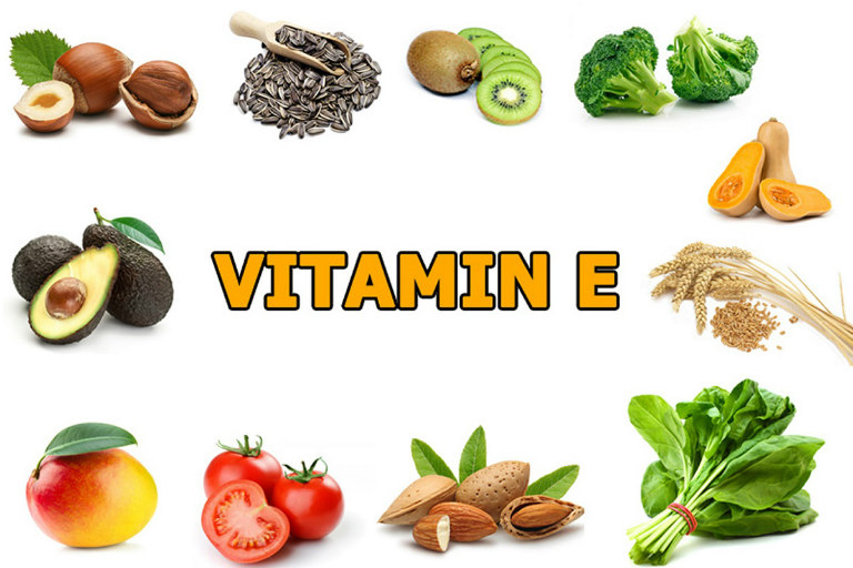 Quả ô liu, hạt hướng dương, quả bơ,... là những loại thực phẩm giàu vitamin E.