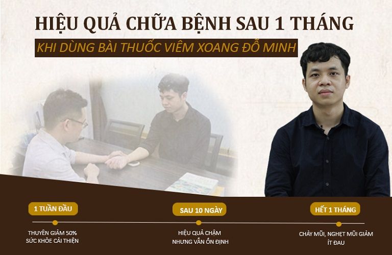 Hiệu quả chữa bệnh của anh Quang Linh (27 tuổi) bằng thuốc nam Đỗ Minh Đường