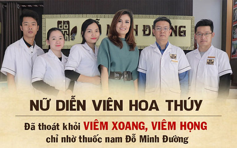 Diễn Viên Hoa Thúy điều trị viêm xoang tại Đỗ Minh Đường trong vòng 3 tháng