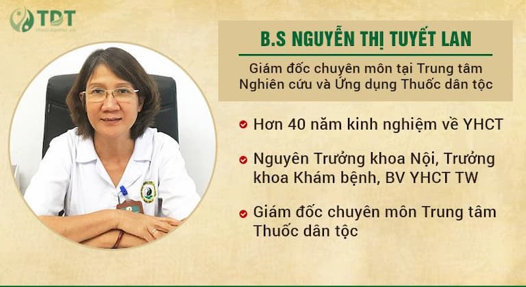 Chân dung Thạc sĩ - Bác sĩ Nguyễn Thị Tuyết Lan