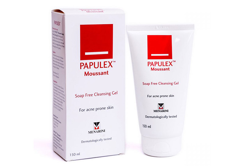 Sữa rửa mặt Papulex Moussant Soap Cleansing Gel phù hợp với mọi loại da, kể cả da nhạy cảm