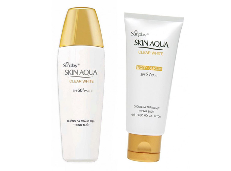 Kem chống nắng Sunplay Skin Aqua Clear White thích hợp sử dụng hằng ngày