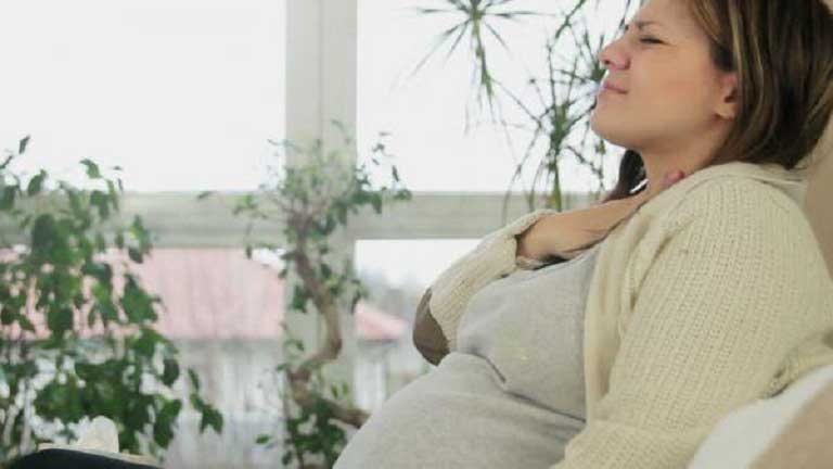 Điều trị viêm amidan khi mang thai
