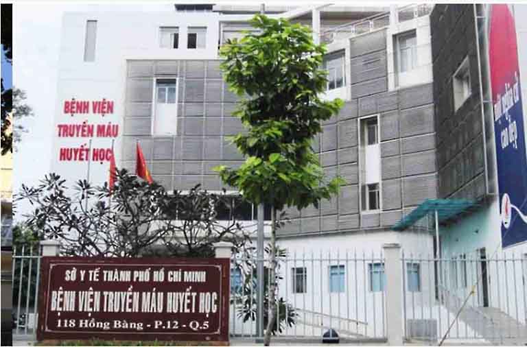 Bệnh viện Truyền máu - Huyết học thành phố Hồ Chí Minh là địa chỉ xét nghiệm máu uy tín 