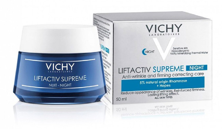Vichy Liftactiv Supreme Nuit-Night có tác dụng dưỡng ẩm, ngăn ngừa lão hóa và trẻ hóa làn da