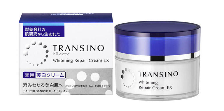 Kem dưỡng da ban đêm Transino Whitening Repair Cream có tác dụng phục hồi và làm sáng da