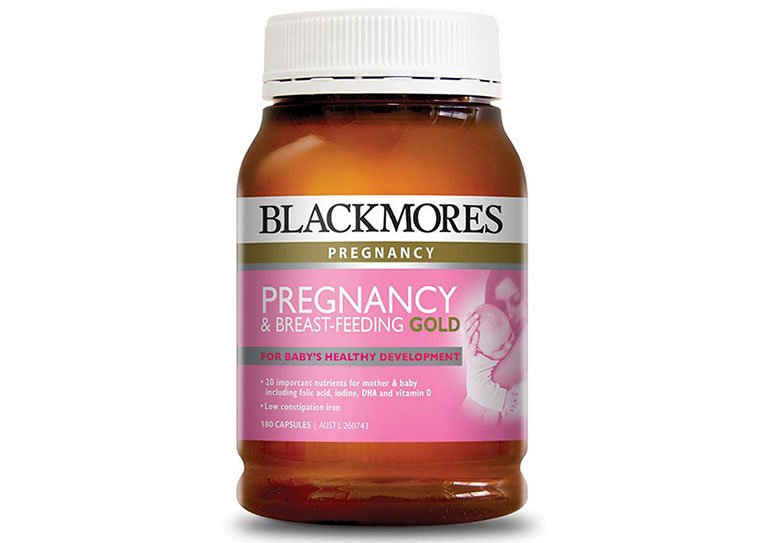 Viên uống Blackmores Pregnancy Gold cung cấp DHA VÀ 20 loại dưỡng chất cần thiết cho mẹ bầu