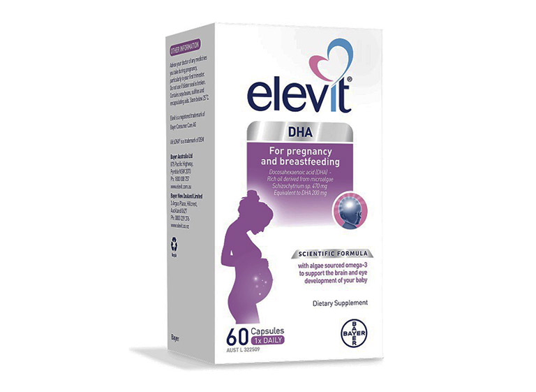 Elevit DHA For Pregnancy & Breastfeeding là viên uống bổ sung DHA cho mẹ bầu