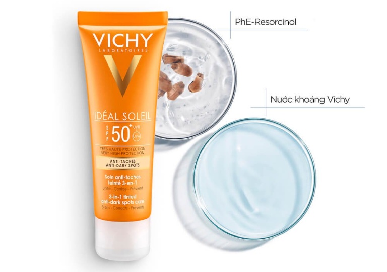 Vichy Ideal Soleil là loại kem chống nắng tốt cho da dầu mụn và nhạy cảm