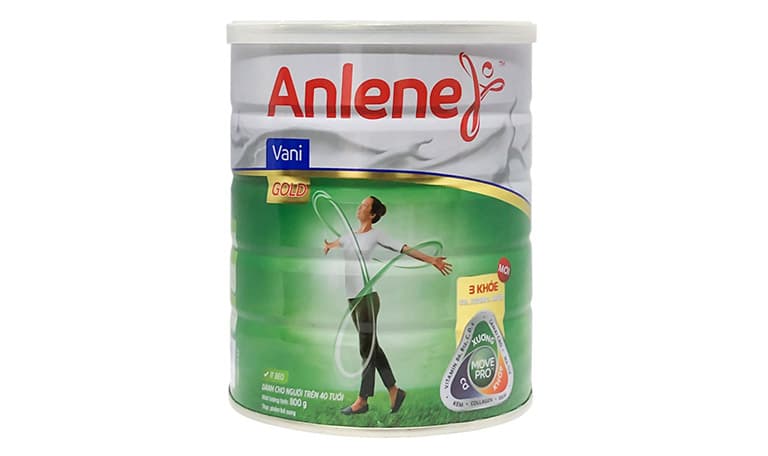Sữa bột Anlene Gold 800g bổ sung nhiều canxi và khoáng chất thiết yếu cho cơ thể