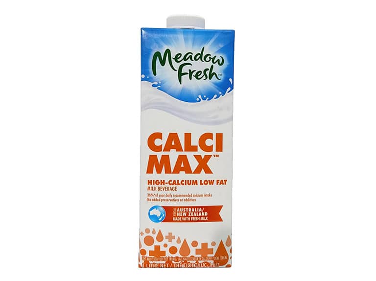 Meadow Fresh Calci Max là sữa tách béo nên không gây thừa cân và béo phì