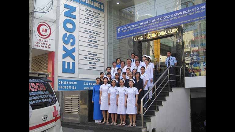 Phòng khám Quốc tế EXSON có đội ngũ bác sĩ giỏi và được trang bị các thiết bị y học hiện đại 