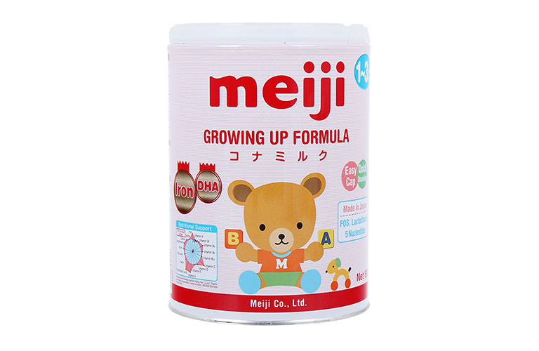 Sữa tăng chiều cao của Nhật Meiji Grow Up được sản xuất dành riêng cho trẻ từ 1 – 3 tuổi