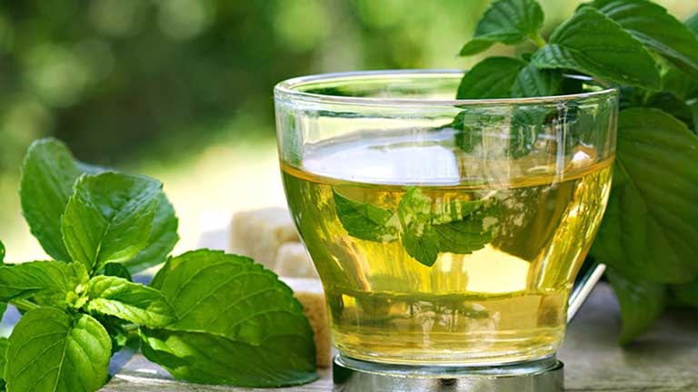 Uống trà bạc hà sẽ ức chế cảm giác thèm ăn, giúp giảm cân 