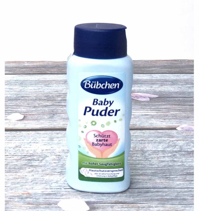 Phấn rôm bubchen được sản xuất bởi thương hiệu Buchen nổi tiếng của Đức