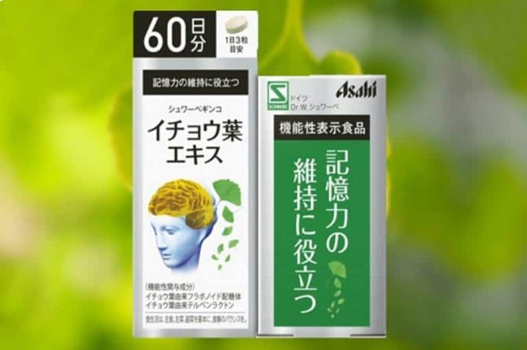 Asahi Ginkgo Biloba được bào chế ở dạng viên hoàn cứng có khả năng hỗ trợ tăng cường lưu thông máu lên não