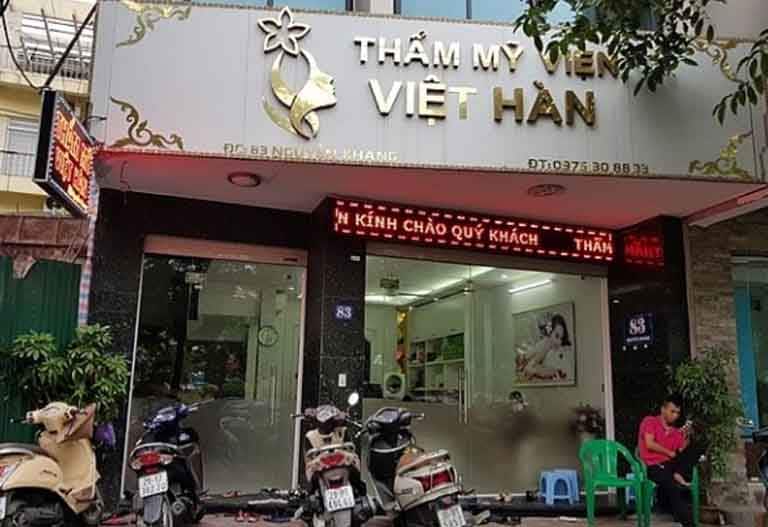 Thẩm mỹ viện Việt - Hàn là địa chỉ cấy lông mày uy tín nhất tại tphcm