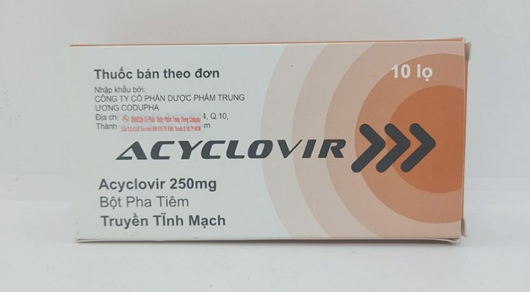 Thuốc Acyclovir dạng tiêm tĩnh mạch 