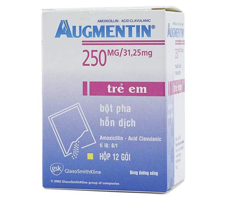 Augmentin có thể được điều chế ở dạng viên nén hoặc dạng bột pha 
