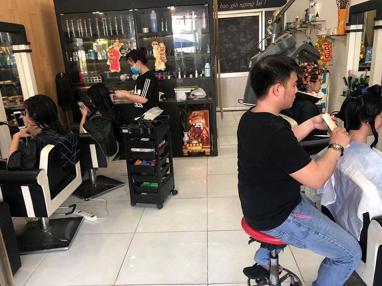 tiệm cắt tóc nữ đẹp ở Sài Gòn