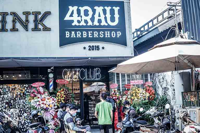Nên đến 4RAU Barber SHOP để cắt tóc tại Sài Gòn