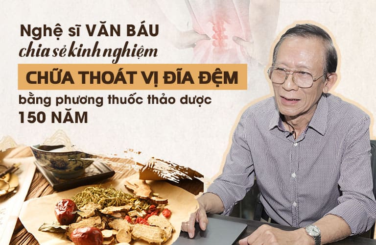 Nghệ sĩ Văn báu trị khỏi thoát vị đĩa đệm bằng liệu trình tại nhà thuốc Đỗ Minh Đường