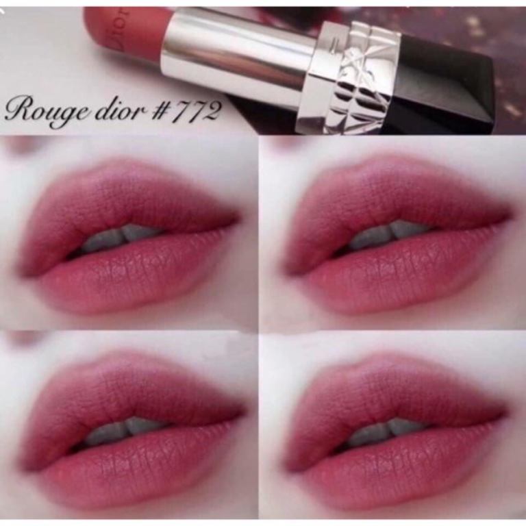 Son Dior Rouge Matte 772 Classic Matte hồng đất đẹp, xịn, mịn và có giá thành không hề "rẻ"một chút nào